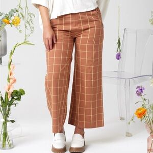 Known Supply Billie Pants Walnut Plaid